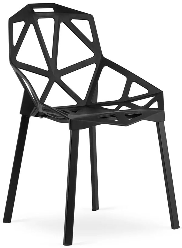 krzesło ogrodowe czarne